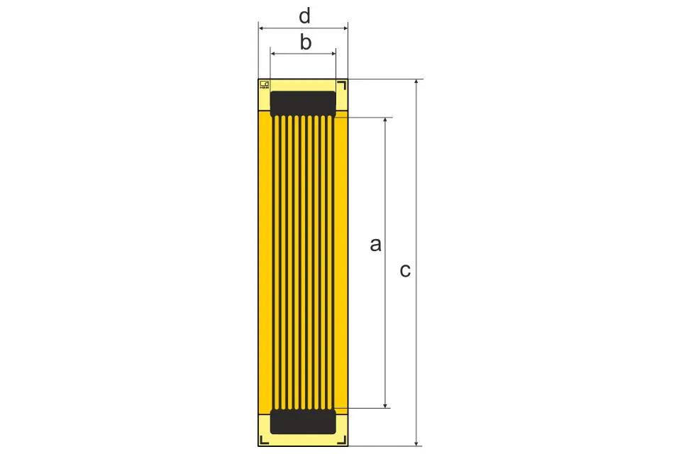 Produktfoto 1 von HBM Messtechnik 1-RDS 22, Rissmessstreifen RDS 22