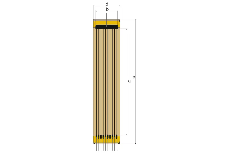 Produktfoto 1 von HBM Messtechnik 1-RDS 40, Rissmessstreifen RDS 40
