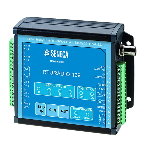 Produktfoto 1 von SENECA RTURADIO-169, Funkmodem 169MHz mit integrierter E/A