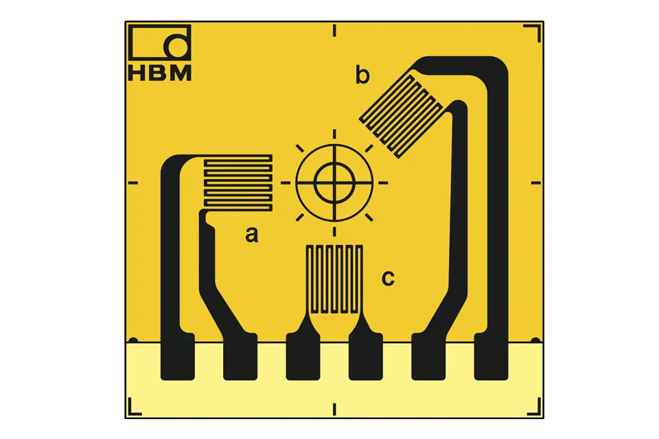 Produktfoto 1 von HBM Messtechnik DMS 3.2/120S RY61, Spezielle DMS, P\n: 1-RY61-3.2/120S