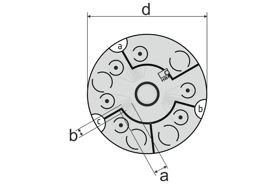 Produktfoto 1 von HBM Messtechnik DMS 1.5/120 RY61, Spezielle DMS, P\n: 1-RY61-1.5/120