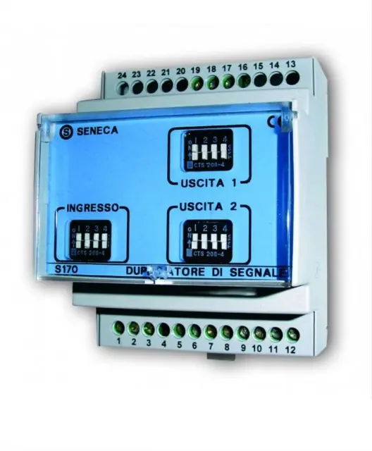 Produktfoto 1 von SENECA S170-1-ST, Signalwandler-Duplikator, alim.115/230 Vac