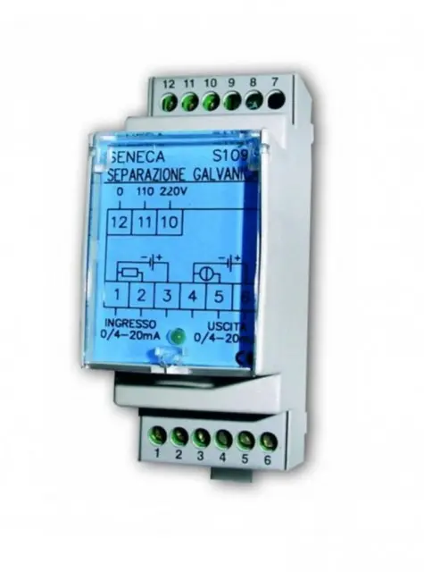Produktfoto 1 von SENECA S109S-1-ST, Trennschalter für 4..20 mA Schleife, 115 / 230 Vac
