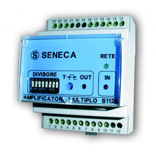 Produktfoto 1 von SENECA S112M-1-ST, Ausschaltverstärker, 5 Relaisausgänge, 115/230 Vac