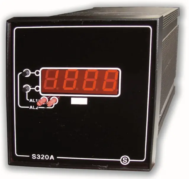 Produktfoto 1 von SENECA S320A-1-ST, Ind. 3 ½-stellig ing. V-I 2 all.Relais, 96x96 mm 115/230 Vac