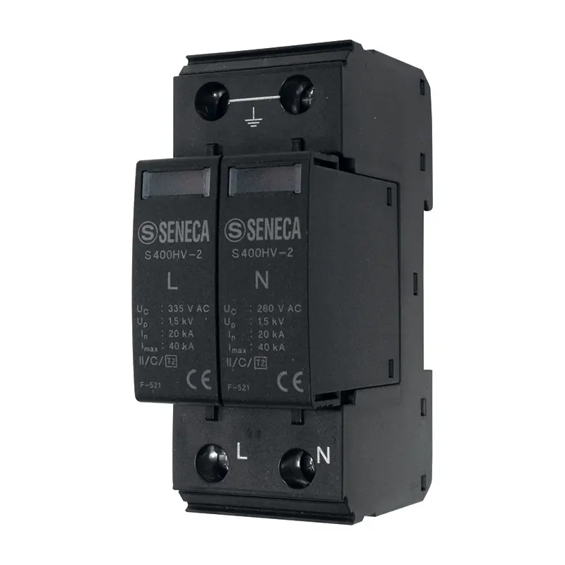 Produktfoto 1 von SENECA S400HV-2, Überspannungsschutz 230Vac Typ 2, 3 cond.(L,N,PE) no cont. FM