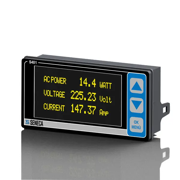 Produktfoto 1 von SENECA S401-L, Anzeigegerät mit Oled-Display und ModBUS-Schnittstelle