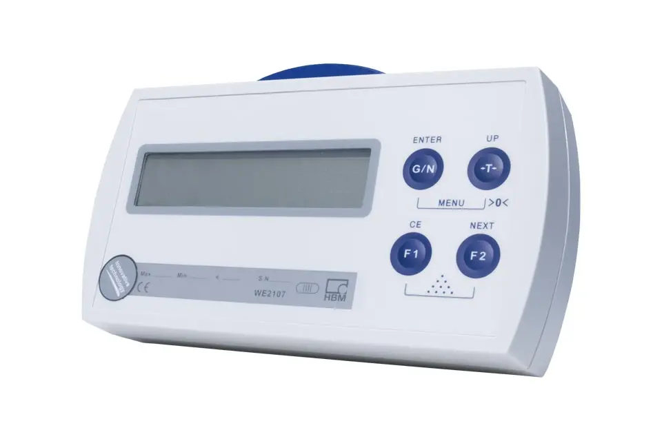 Produktfoto 1 von HBM Messtechnik 1-WE2107-1, Wägeindikator WE2107, ABS-Gehäuse