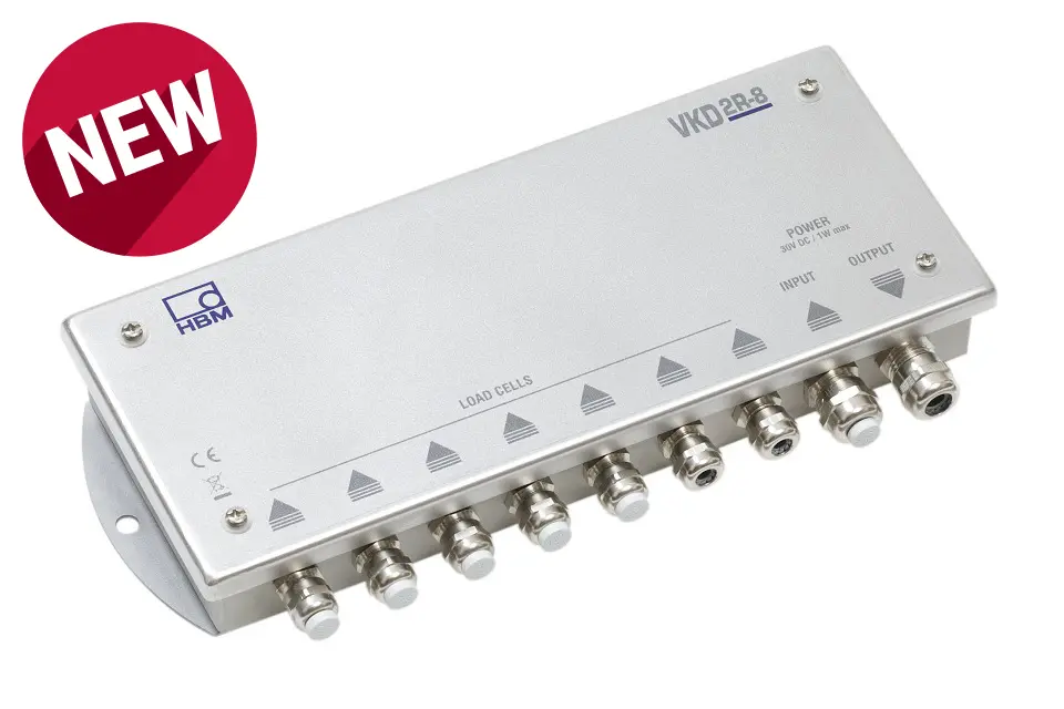 Produktfoto 1 von HBM Messtechnik 1-VKD2R-8, Klemmenkasten für 8 digitale Wägezellen