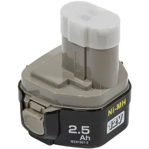 Produktfoto 1 von Makita 193100-4, Akku-1234 NI-MH 12V 2,5Ah