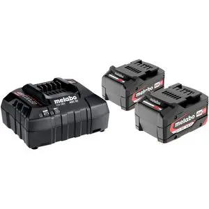 Produktfoto 1 von Metabo 685050000, Werkzeugakku Basis Set, 18V / 4,0Ah, 2 Akkus und Ladegerät