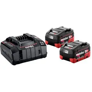 Produktfoto 1 von Metabo 685122000, Werkzeugakku Basis Set, 18V / 5,5,0Ah, 2 Akkus und Ladegerät