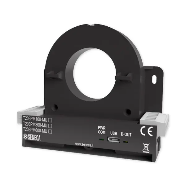 Produktfoto 1 von SENECA T203PM100-MU, 1-Phasen-Analysator, 100Vac/dc, ModBUS
