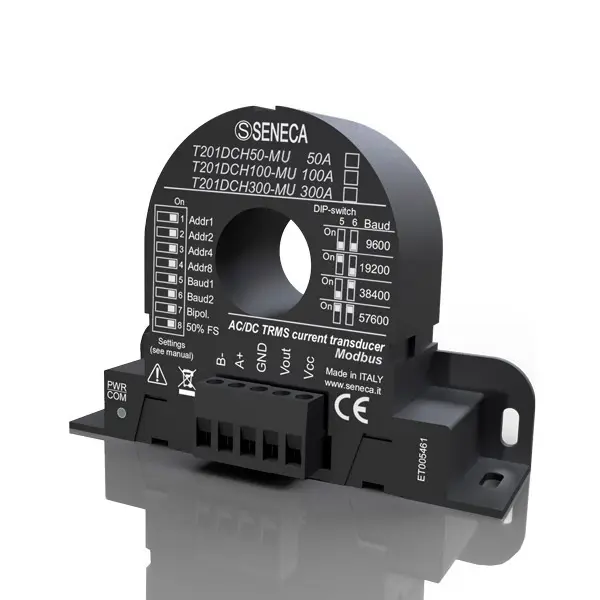 Produktfoto 1 von SENECA T201DCH100-MU, ±100A Stromwandler, Hall-Effekt, 0-10V, ModBUS