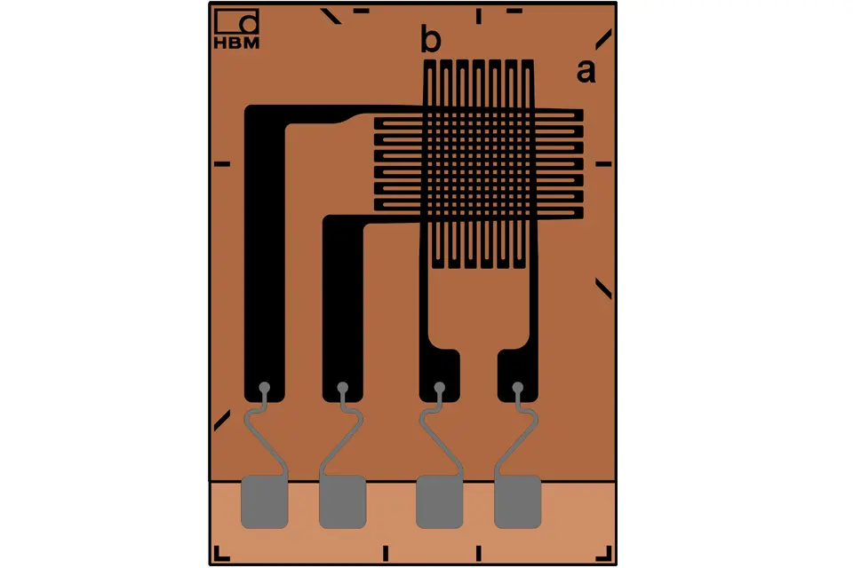 Produktfoto 1 von HBM Messtechnik DMS 1.5/1000GE TM91, DMS für die SA, P\n: 1-TM91-1.5/1K0GE