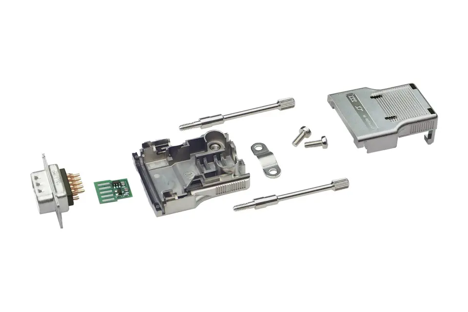 Produktfoto 1 von HBM Messtechnik 1-TEDS-HDB-15P, Set: Sub-HD-15 Stecker mit TEDS(0-wire)