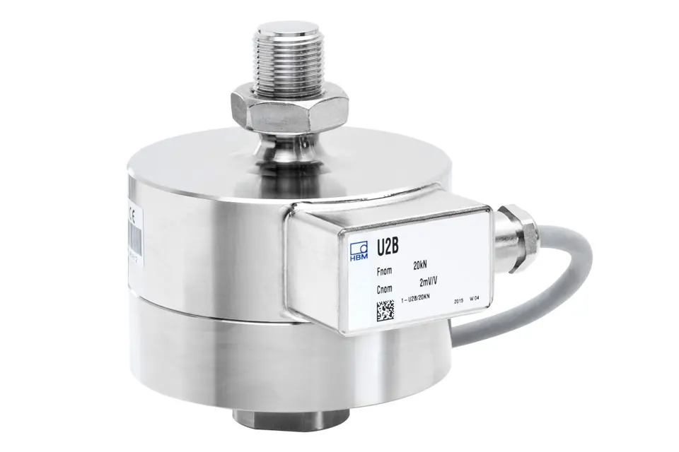 Produktfoto 1 von HBM Messtechnik 1-U2B/100KN, Zug-/Druckkraftaufnehmer U2B/100kN