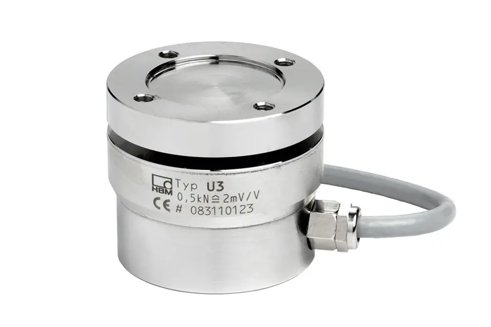 Produktfoto 1 von HBM Messtechnik 1-U3/2KN, Zug-/Druckkraftaufnehmer U3/2kN