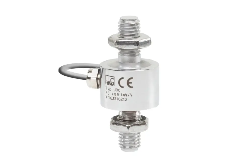 Produktfoto 1 von HBM Messtechnik 1-U9C/5KN, Miniatur-Zug/Druckkraftaufnehmer U9C/5kN