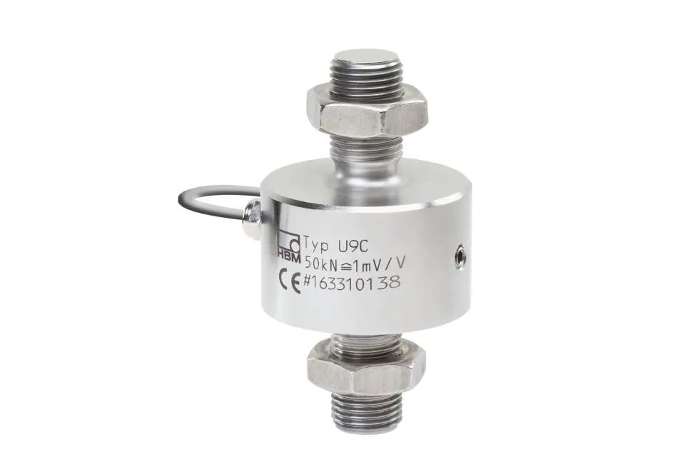 Produktfoto 1 von HBM Messtechnik 1-U9C/50KN, Miniatur-Zug/Druckkraftaufnehmer U9C/50kN