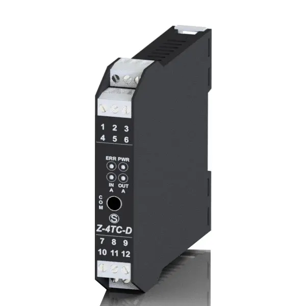 Produktfoto 1 von SENECA Z-4TC-D, Konverter A/D für 4 Thermoelemente