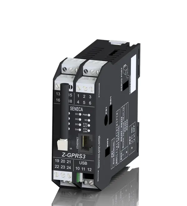 Produktfoto 1 von SENECA Z-GPRS3, 2G Datenlogger, E/As, Fernsteuerung, Alarme