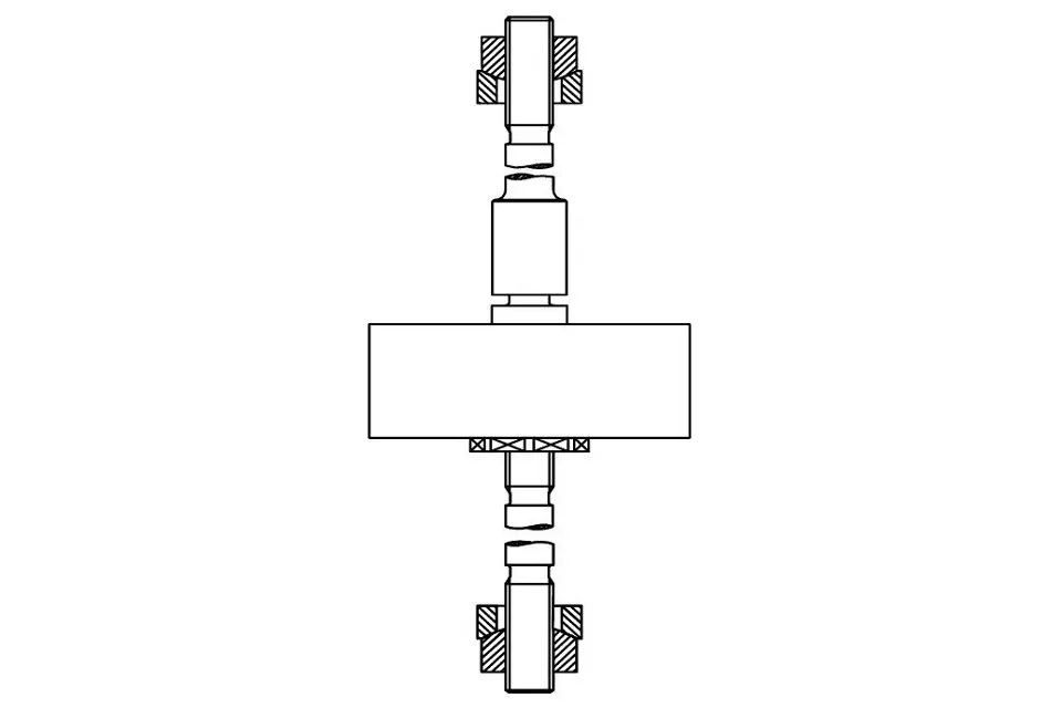 HBM Messtechnik 1-Z4/50KN/ZKM, Zugkrafteinleitung für Z4A/50kN