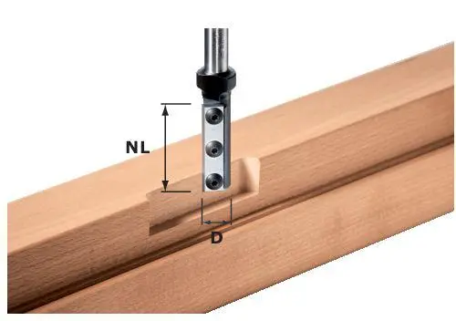 Produktfoto 1 von Festool 497454, Nutfräser-Wendeplatten HW S12 D16/50 WP