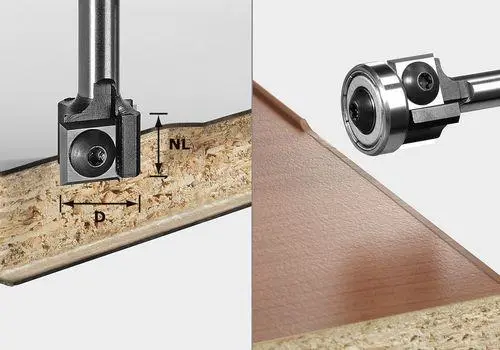 Produktfoto 1 von Festool 499806, Bündigfräser-Wendeplatten S8 HW D19 12x12 KL OFK, powered by UPR