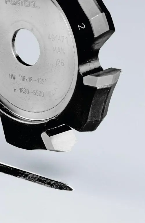 Produktfoto 1 von Festool 491471, V-Nutfräser HW 118x18-135°/Alu, powered by UPR