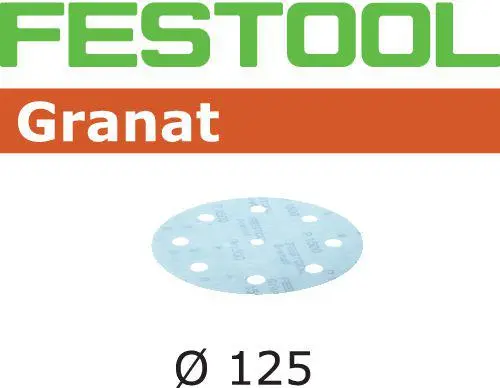 Produktfoto 1 von Festool 497180, Schleifscheibe STF D125/8 P1000 GR/50 Granat, powered by UPR