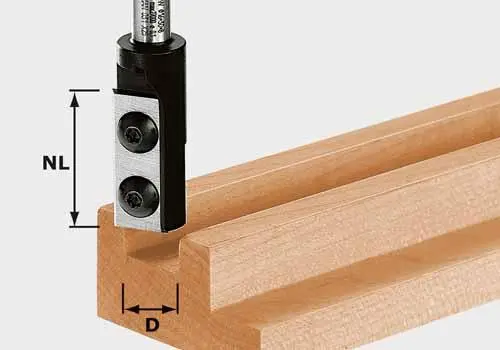 Produktfoto 1 von Festool 491078, Wendeplatten-Nutfräser HW Schaft 8mm HW S8 D8/20 WP Z1