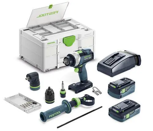 Produktfoto 1 von Festool 577612, Akku-Bohrschrauber TDC 18/4 50/40 I-Set QUADRIVE