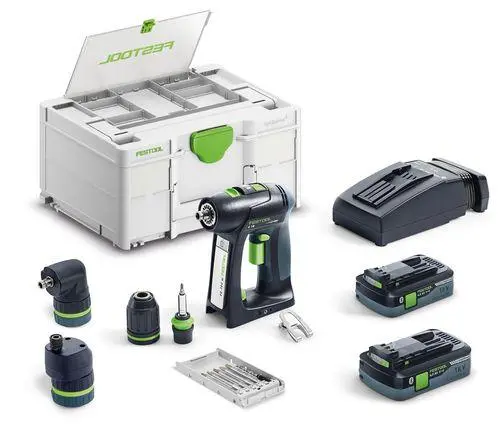 Produktfoto 1 von Festool 577617, Akku-Bohrschrauber C 18 HPC 40 I-Set