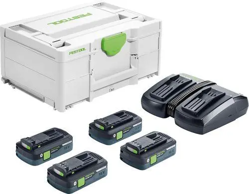 Produktfoto 1 von Festool 577104, Energie-Set SYS 18V 4x40/TCL 6 DUO