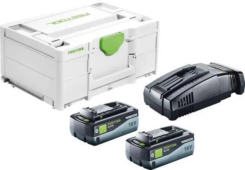 Produktfoto 1 von Festool 577327, Energie-Set SYS 18V 2x80/SCA16