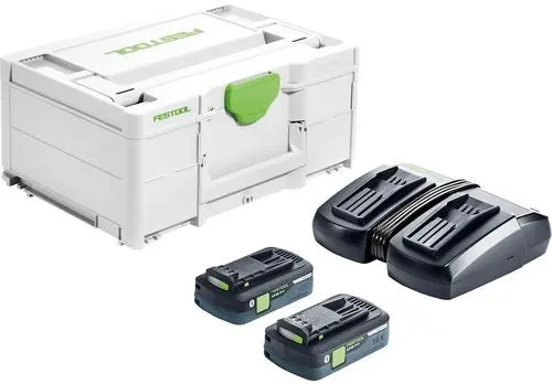 Produktfoto 1 von Festool 577109, Energie-Set SYS 18V 2x40/TCL 6 DUO