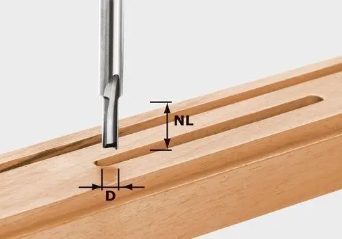 Produktfoto 1 von Festool 491647, Nutfräser HW S8 D8/30