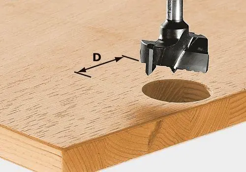 Produktfoto 1 von Festool 491072, Beschlagbohrer HW S8 D20