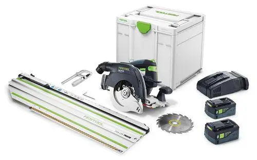 Produktfoto 1 von Festool 577675, Akku-Handkreissäge HKC 55 50 EBI-Set-FSK 420