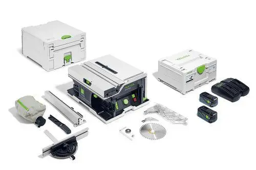 Festool 577374, Akku-Tischkreissäge CSC SYS 50 EBI-Plus m. Energieset