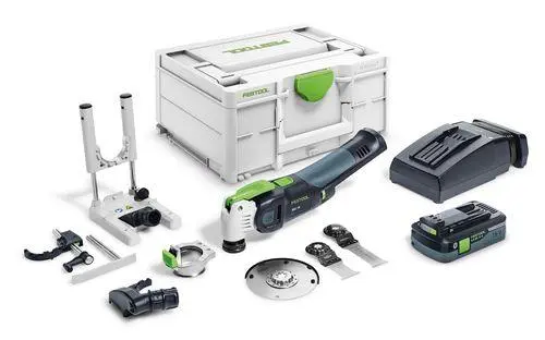 Produktfoto 1 von Festool 576593, Akku-Oszillierer OSC 18 HPC 40 EI-Set VECTURO