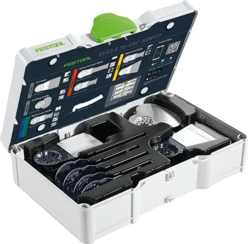 Produktfoto 1 von Festool 578116, Oszillierer-Sägeblatt-Set SYS3 S 76-OSC-SORT/7