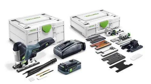 Produktfoto 1 von Festool 576523, Akku-Pendelstichsäge PSC 420 HPC 40 EBI-Set CARVEX