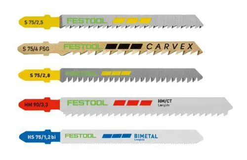 Produktfoto 1 von Festool 578071, Stichsägeblatt-Set STS-Sort/21 W/P/M