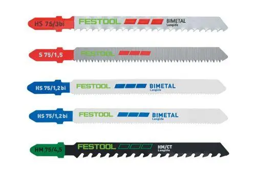 Produktfoto 1 von Festool 578072, Stichsägeblatt-Set STS-Sort/21 P/M/B