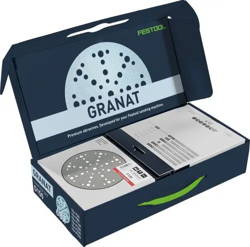 Produktfoto 1 von Festool 578166, Schleifscheiben-Set STF D150/48 GR-Set Granat