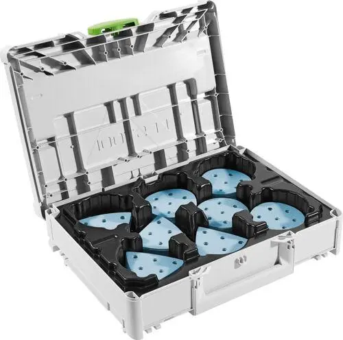Produktfoto 1 von Festool 578196, Schleifmittel-Systainer³ SYS-STF D90/V93 GR-Set Granat