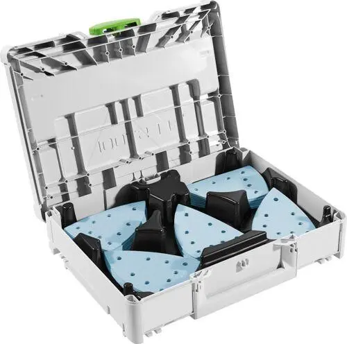 Produktfoto 1 von Festool 578195, Schleifmittel-Systainer³ SYS-STF DELTA GR-Set Granat