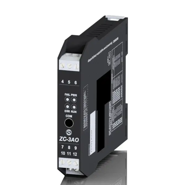 Produktfoto 1 von SENECA ZC-3AO, 3-CH Analogausgang (mA, V) CANopen-Modul